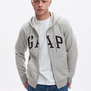 GAP Vintage Soft Arch Logo Full-Zip Hoodie